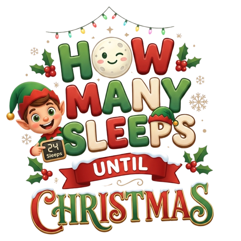 How many sleeps until Christmas Countdown Website Logo